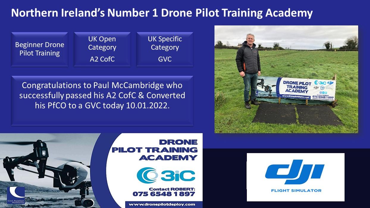 Drone Pilot Training Academy Belfast, Number 1 for Drone Pilot Training in Northern Ireland.