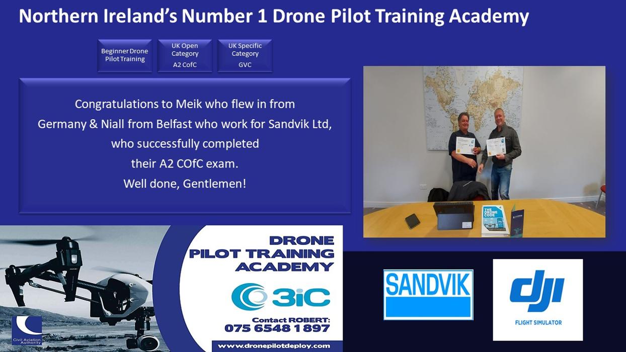 Drone Pilot Training Academy Belfast, Number 1 for Drone Pilot Training in Northern Ireland.