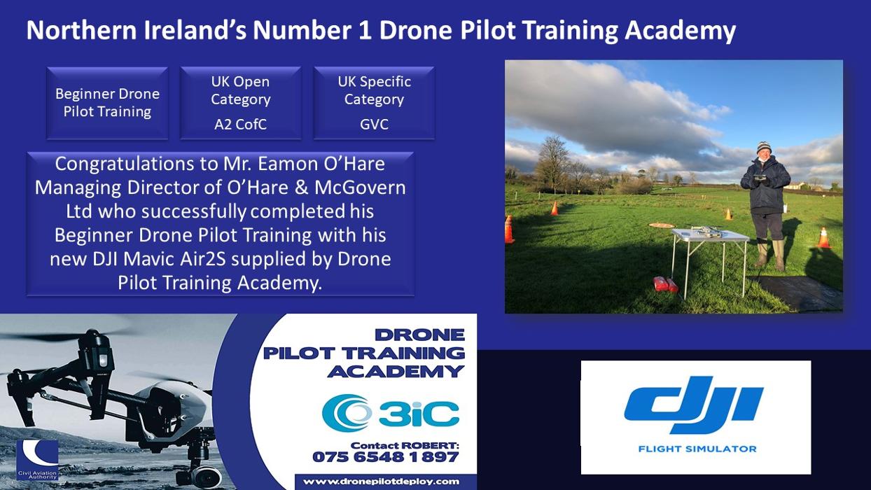 Drone Pilot Training Academy Belfast, Number 1 for Drone Pilot Training in Northern Ireland.