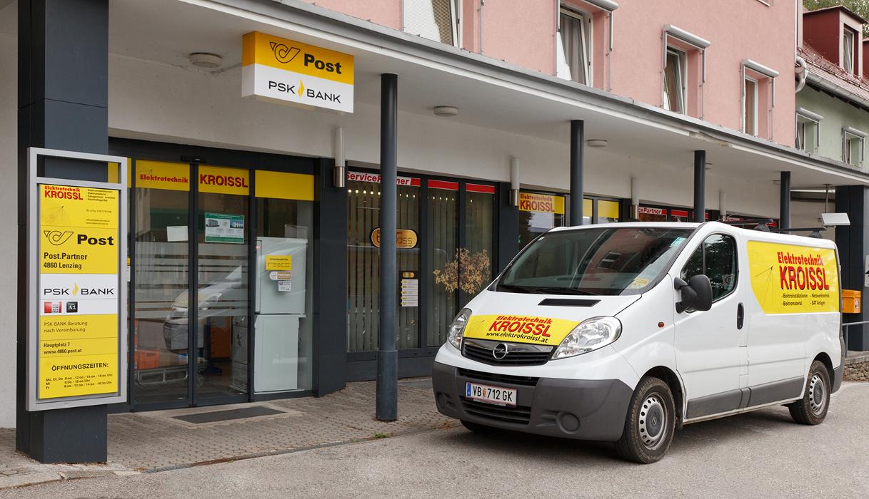 Elektrotechnik Kroissl, Hauptplatz in Lenzing