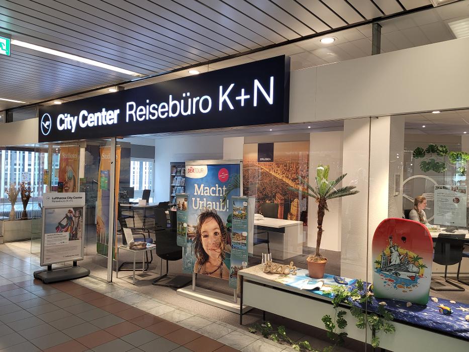 Lufthansa City Center Reisebüro K+N, Rathausplatz in Erlangen