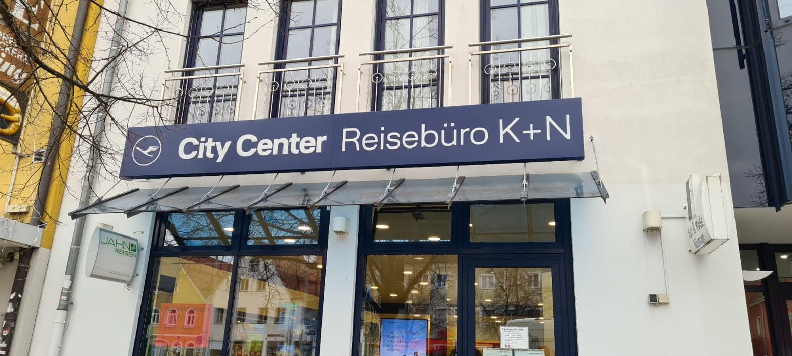 Lufthansa City Center Reisebüro K+N, Untere Marktstraße in Neumarkt in der Oberpfalz