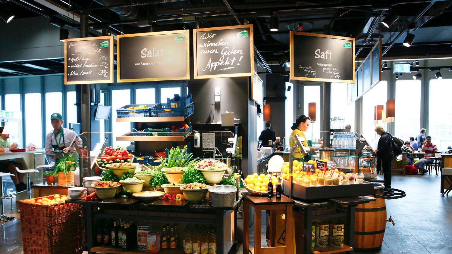 Marché Düsseldorf Airport, Flughafenstraße in Düsseldorf