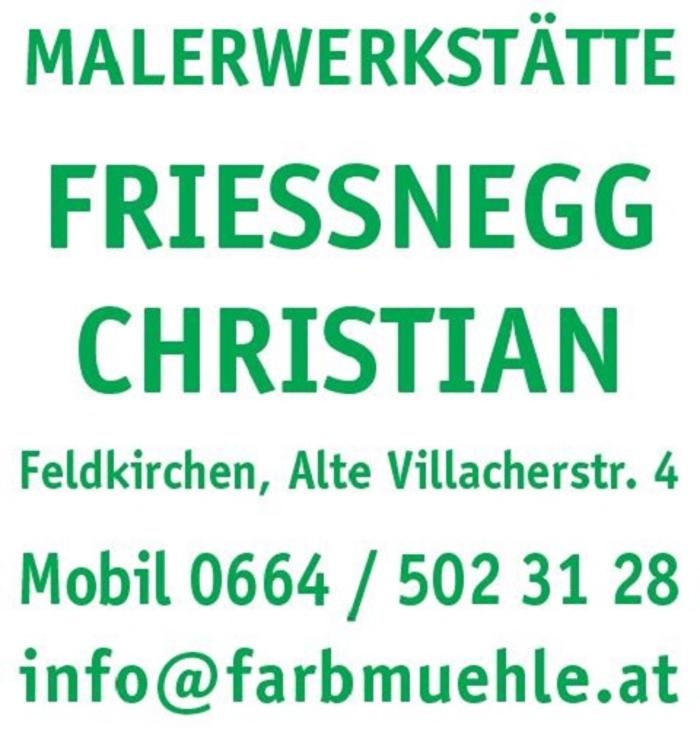 Christian Friessnegg Malerwerkstätte, Alte Villacher Straße in Feldkirchen in Kärnten