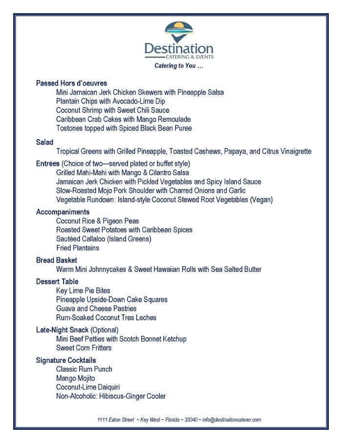 Destination Catering & Events Image