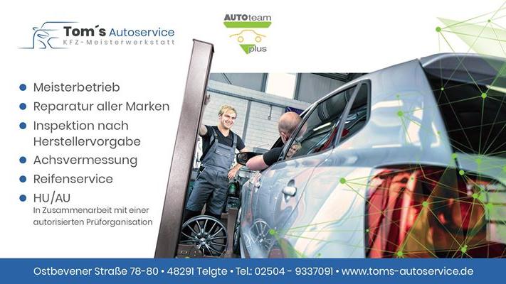 Toms Autoservice, Ostbeverner Straße in Telgte