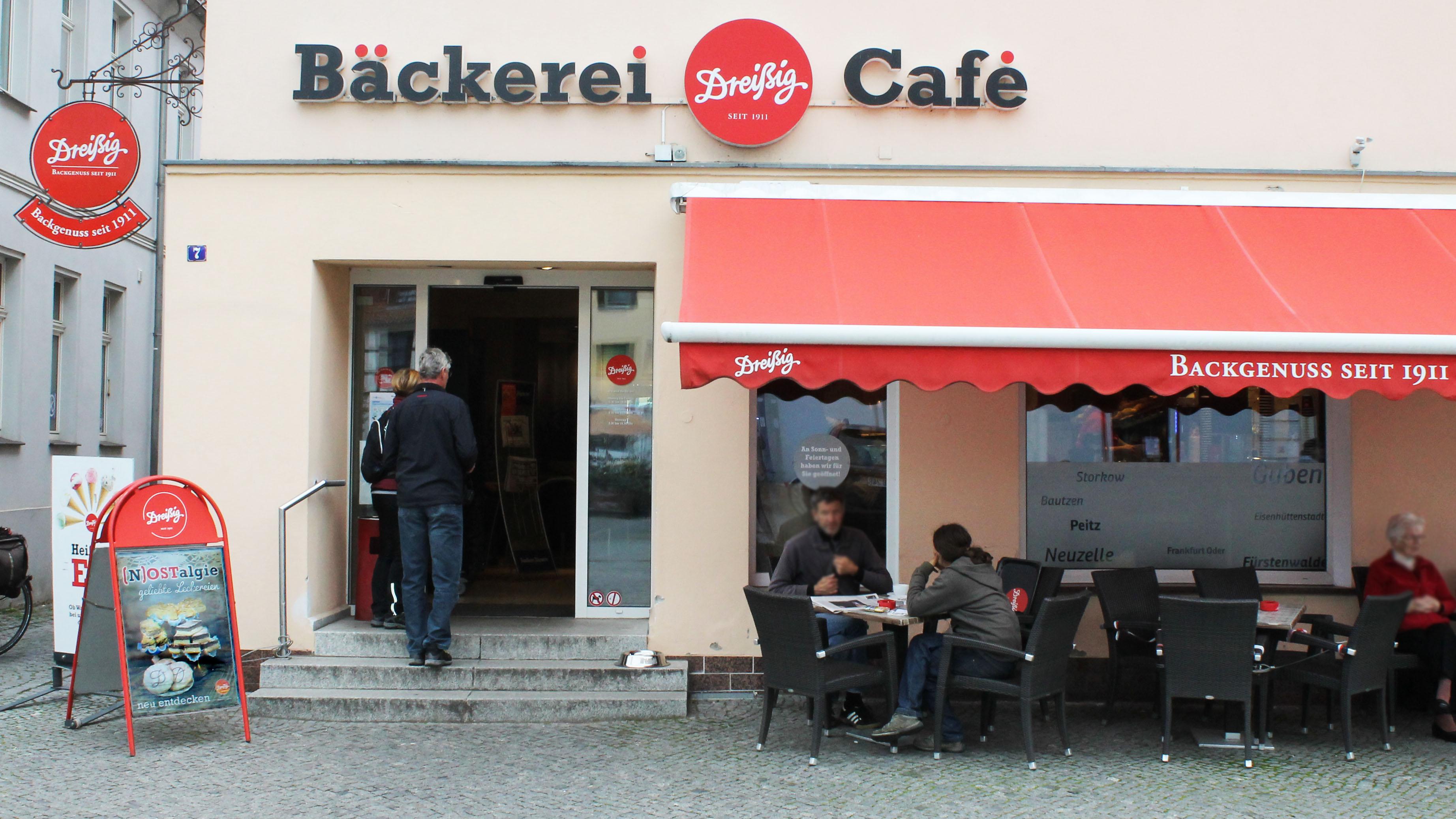 Bäckerei Dreißig, Markt in Beeskow