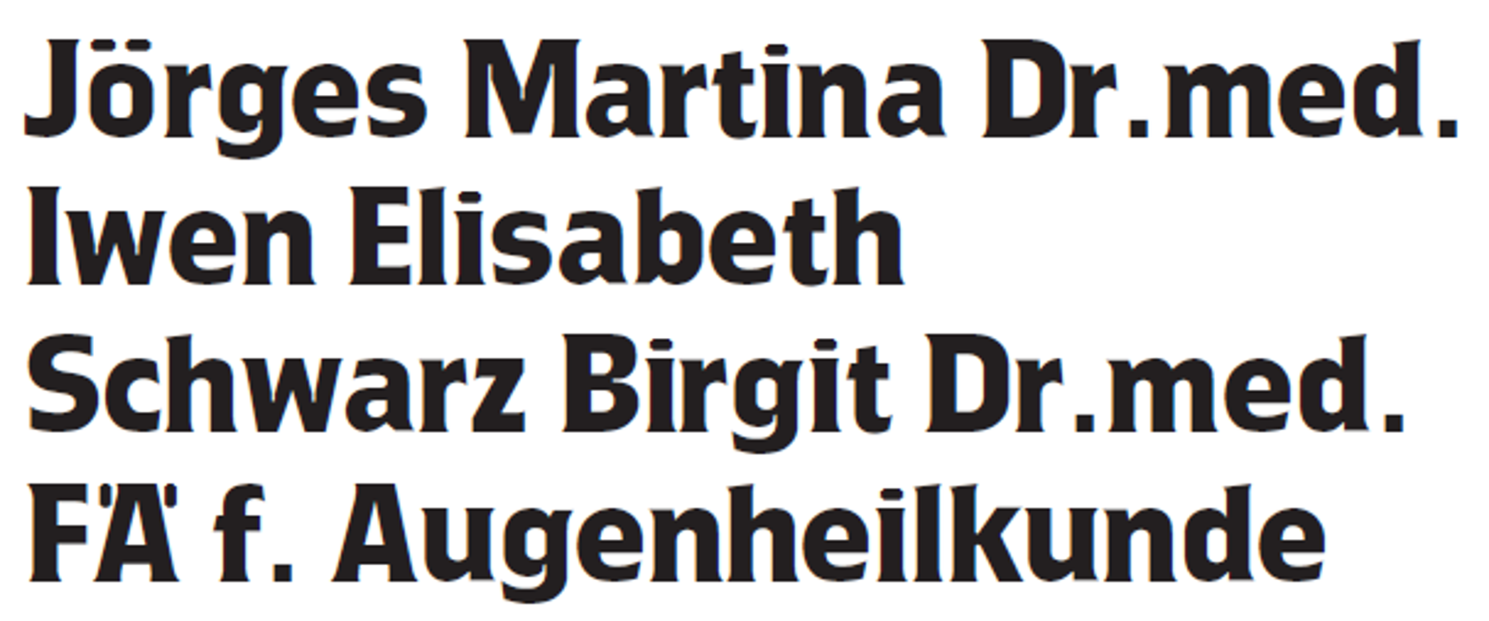 Dr. Martina Jörges Dr. Martina Jörges