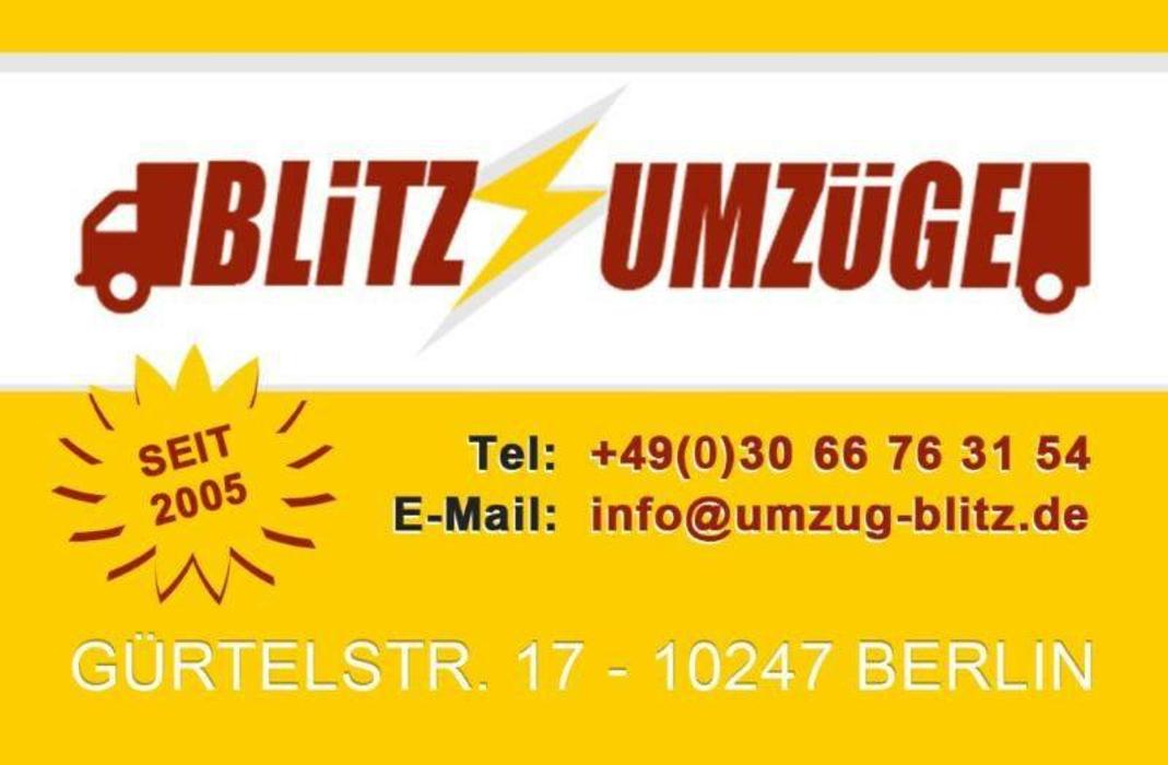 Blitz Umzüge - Umzugsfirma Berlin - Umzug Berlin in Berlin