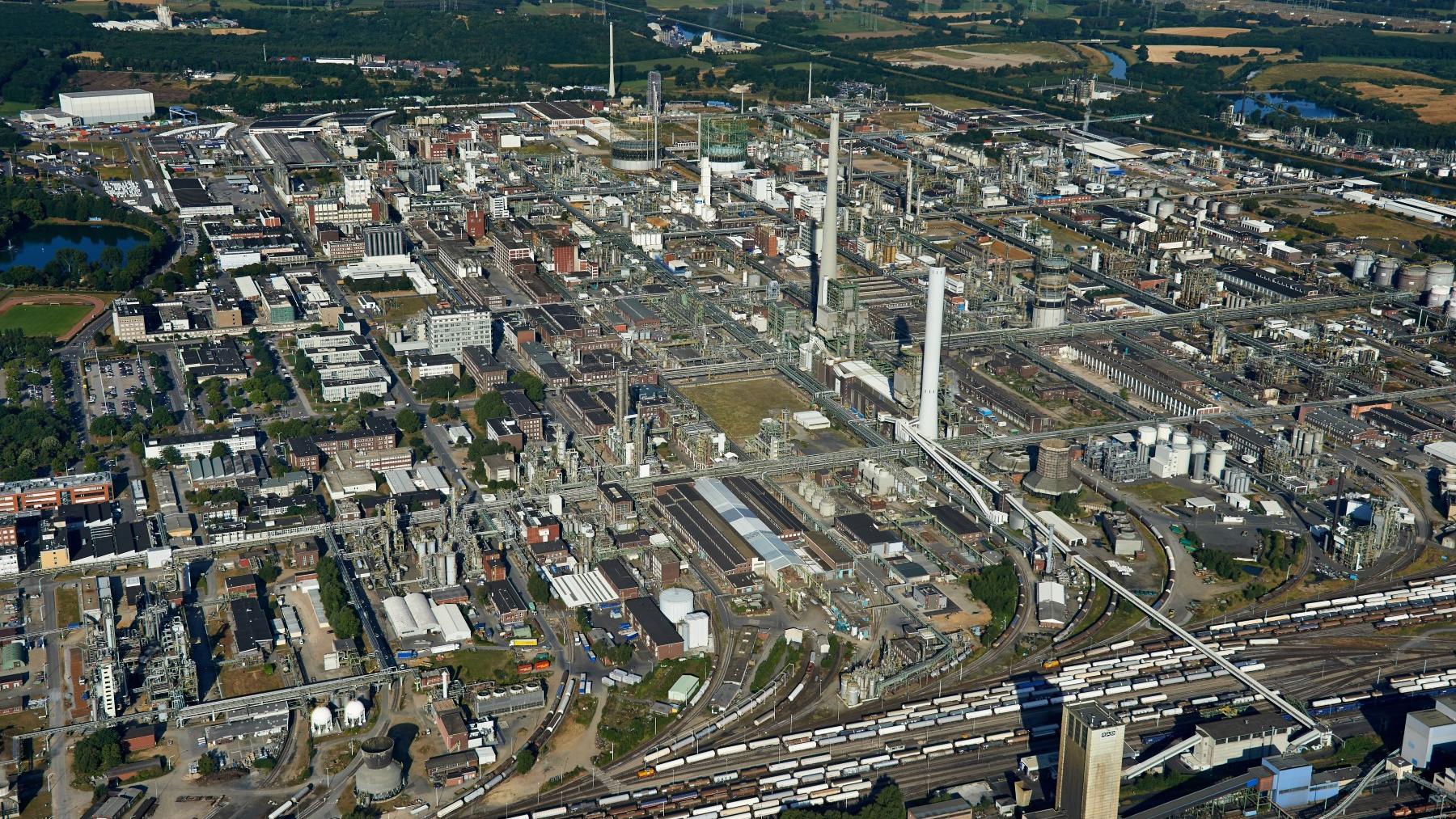 Chemiepark Marl Tor 1 (Besucher), Paul-Baumann-Straße in Marl