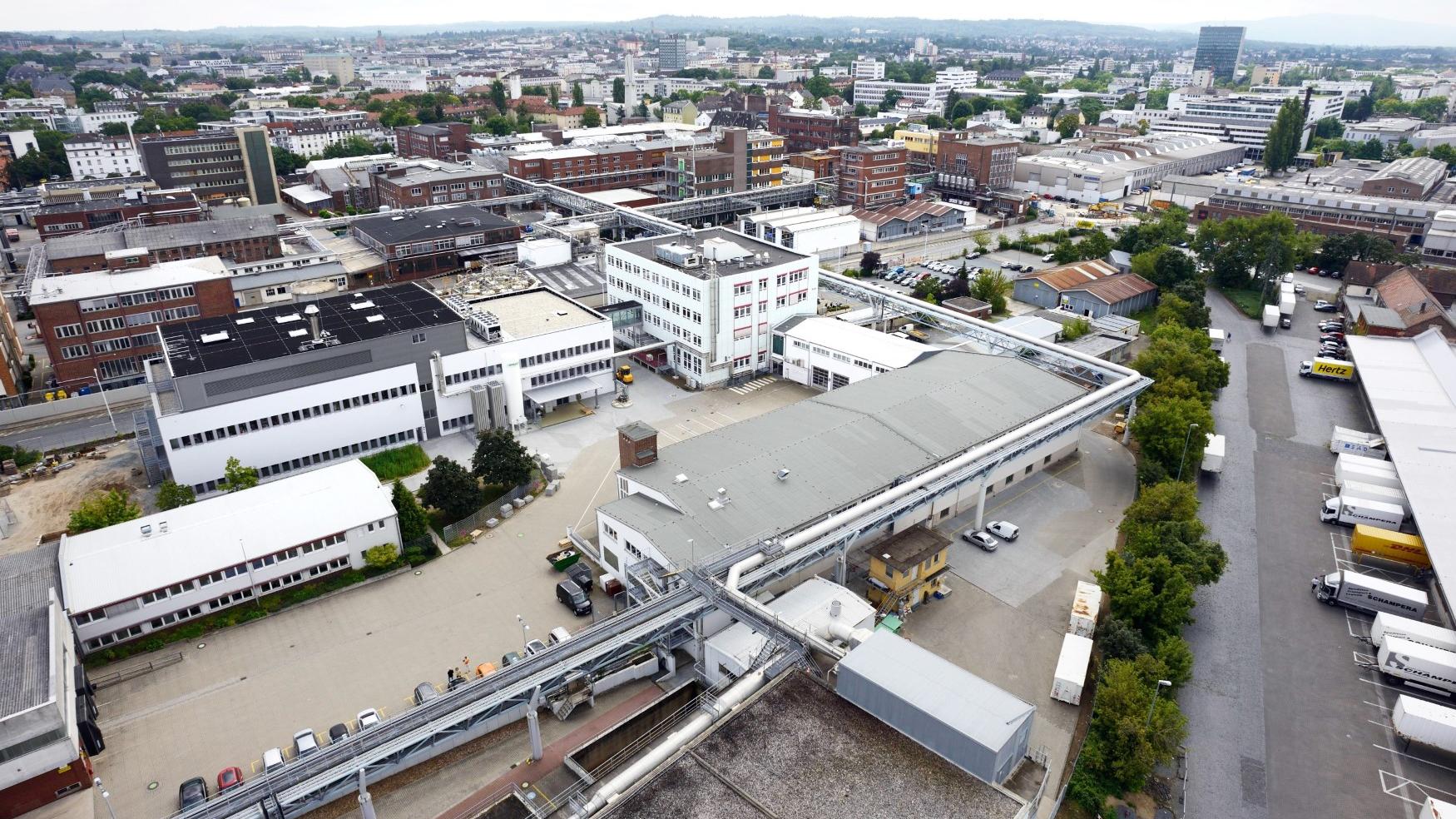 Evonik, Kirschenallee in Darmstadt