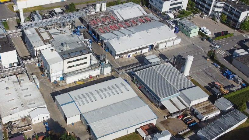 Evonik, Gutenbergstraße in Dossenheim