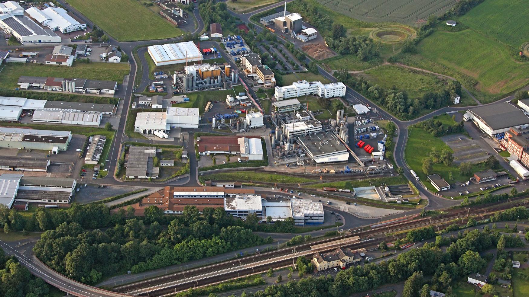 Evonik, Max-Wolf-Straße in Steinau an der Straße