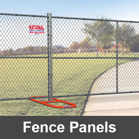 Temporary Fence Panels from National Construction Rentals