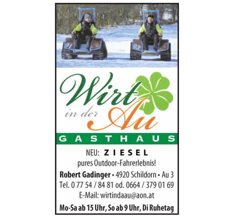 Wirt in da Au - Robert Gadringer, Au in Au