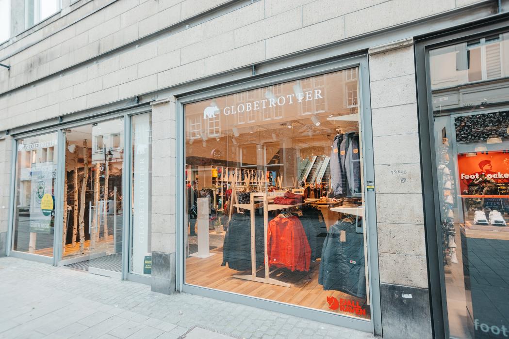 Globetrotter Düsseldorf, Flinger Straße in Düsseldorf