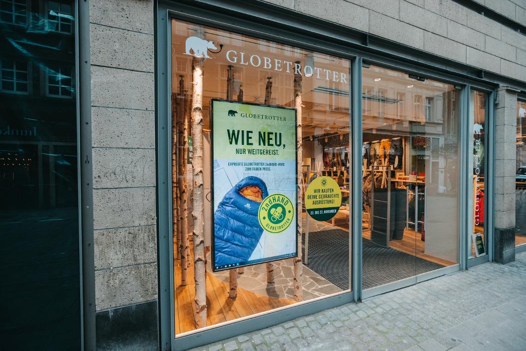 Globetrotter Düsseldorf, Flinger Straße in Düsseldorf