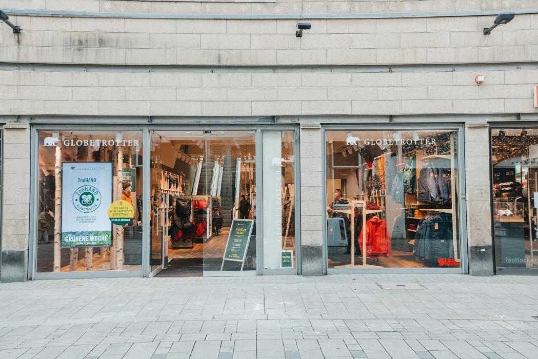 Globetrotter Düsseldorf, Flinger Straße in Düsseldorf