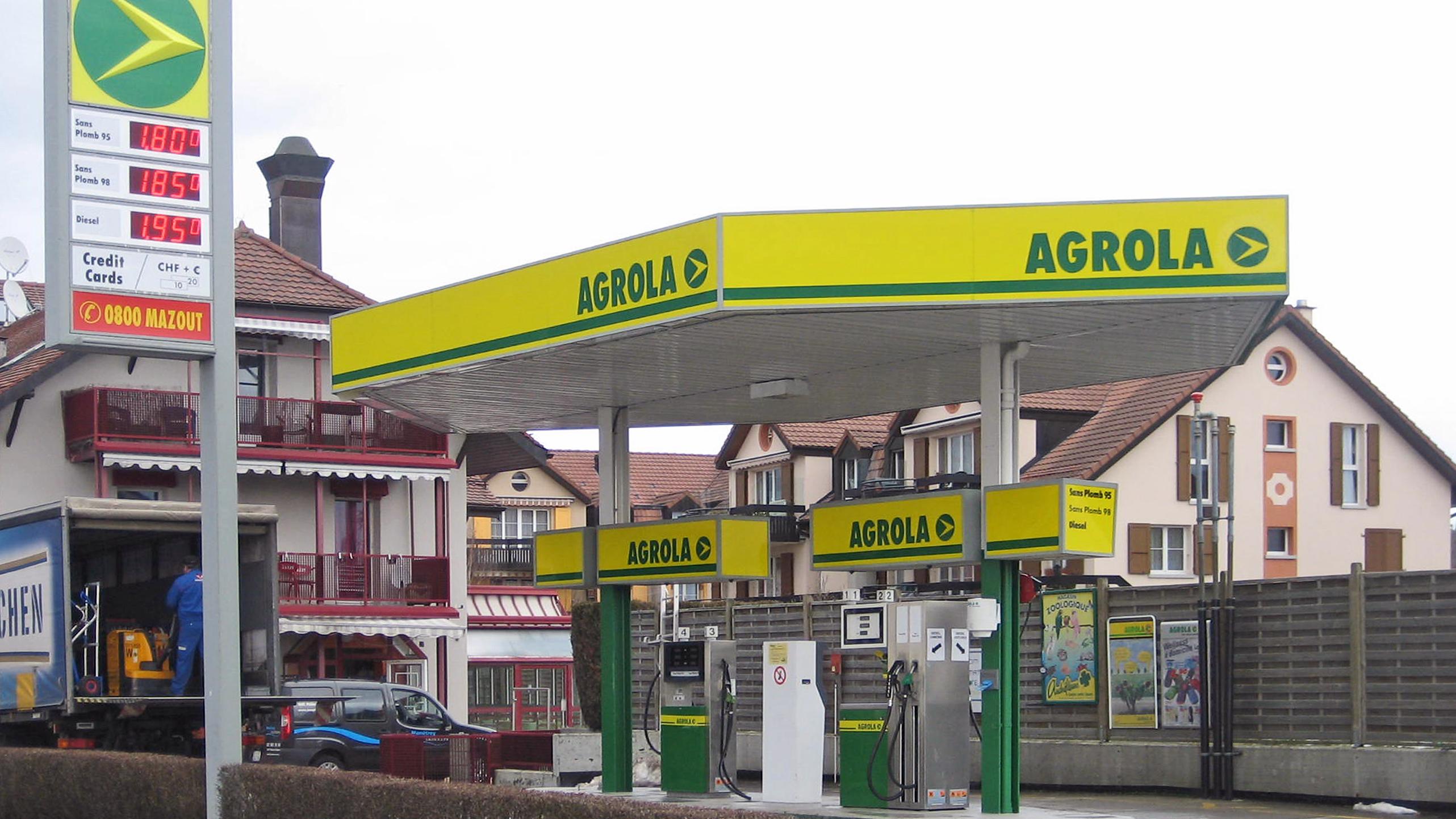 AGROLA, Route de Lausanne in Bottens