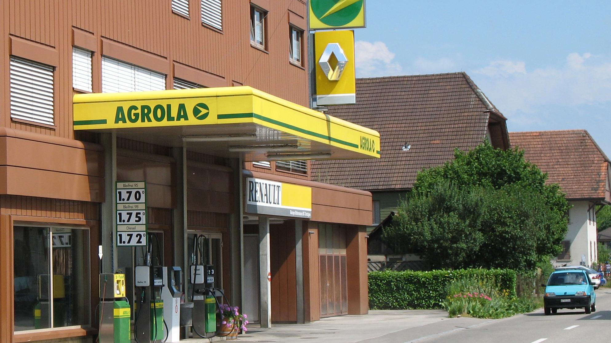AGROLA, Scheurenstrasse in Dotzigen