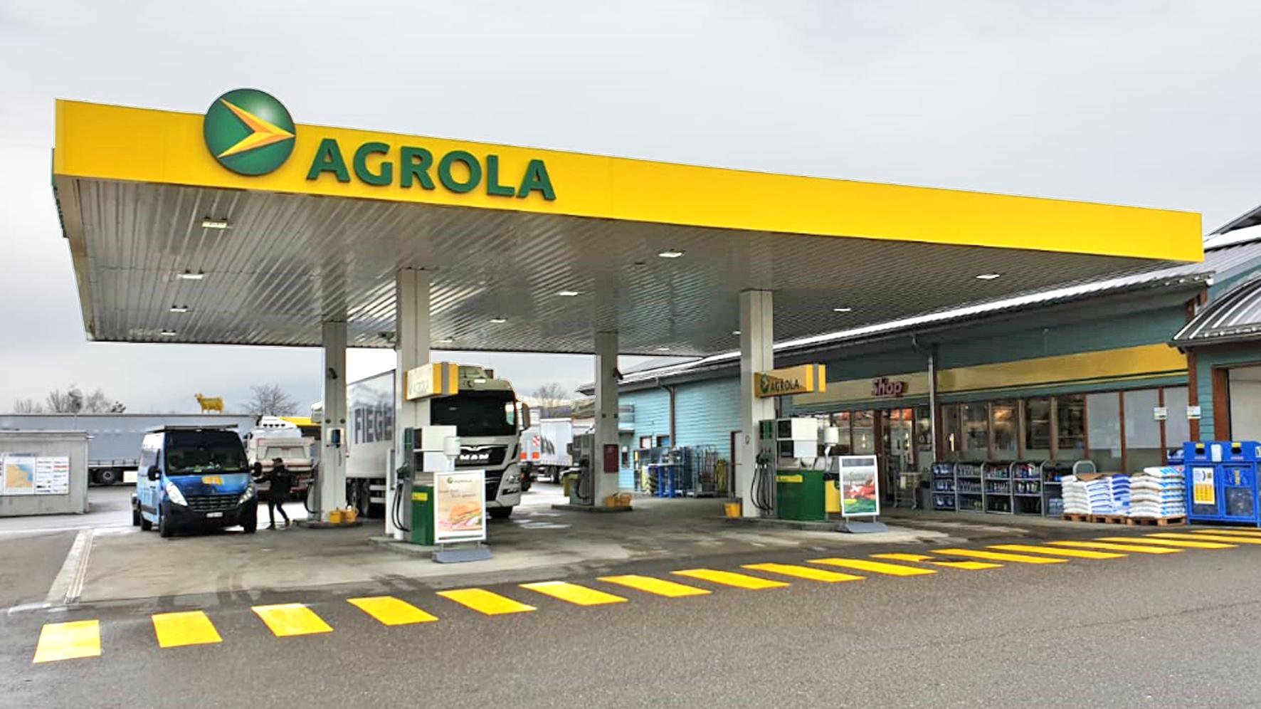 AGROLA Tankstelle & LAVEBA Shop Arbon-West, LAVEBA LANDI AG, Im Pünt in Frasnacht