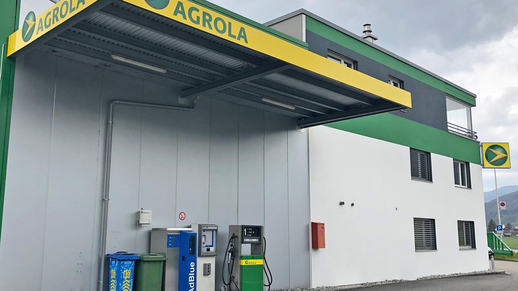 AGROLA, Industriestrasse in Oberbuchsiten