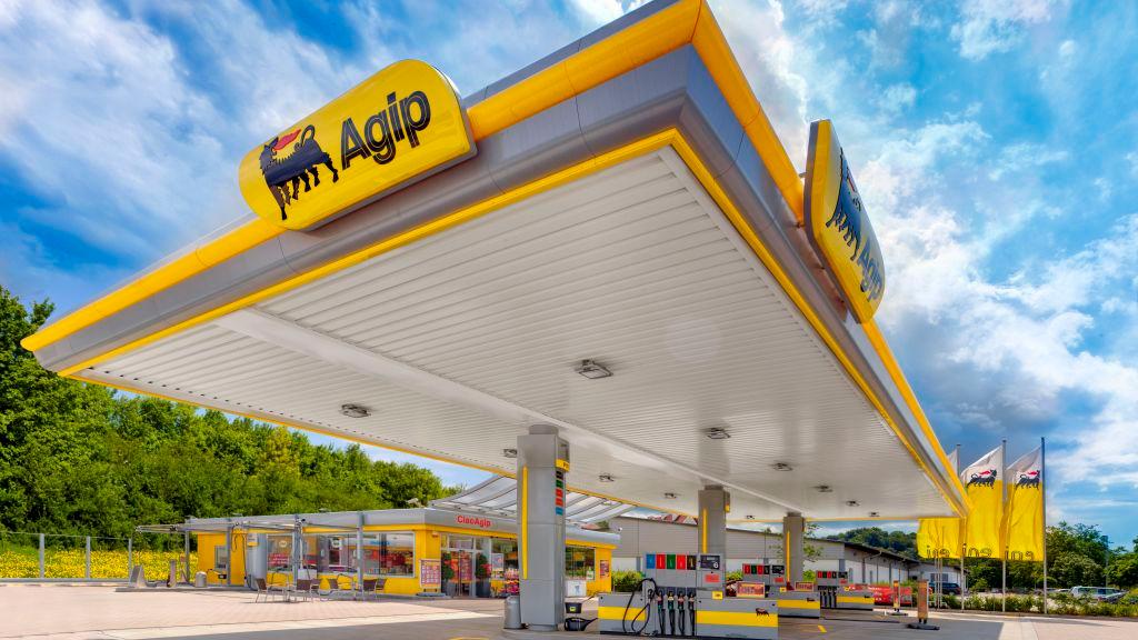 Agip Service-Station, Friedberger Straße in Friedrichsdorf