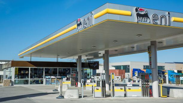 Eni Service Station, Zeppelinstraße in Erolzheim