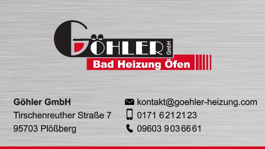 Göhler GmbH Bad-Heizung-Öfen, Tirschenreuther Straße in Plößberg