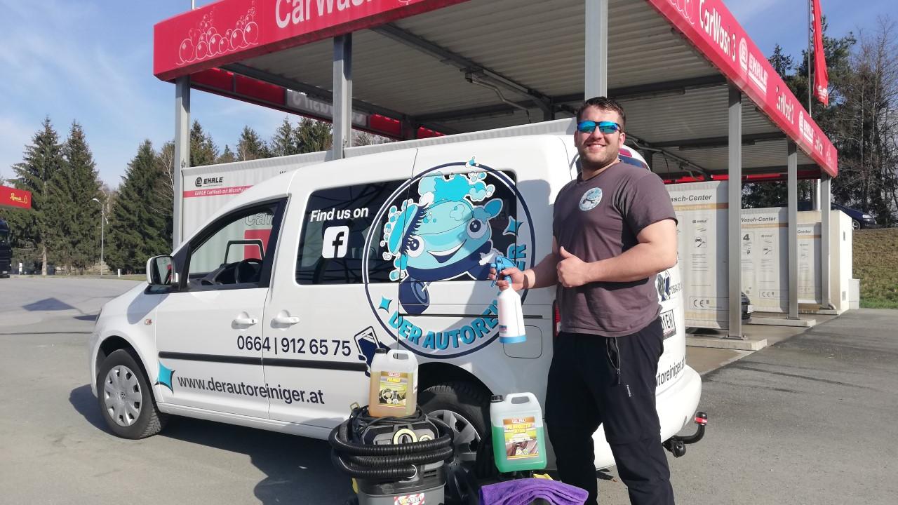Der Autoreiniger Christian Fuchsbichler, Wollsdorf in Wollsdorf