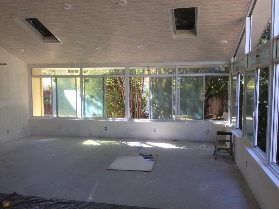Four Seasons Sunrooms, GDM Construction, composite wood ceiling, ConservaGlass Skylights