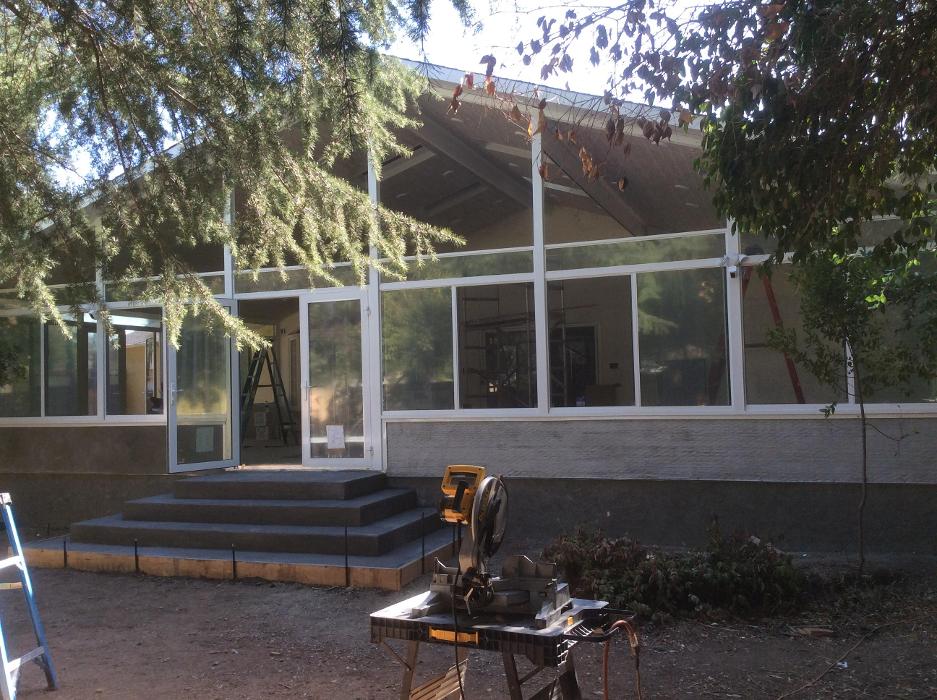 Four Seasons Sunrooms, GDM Construction, Progress photos, poured concrete landing