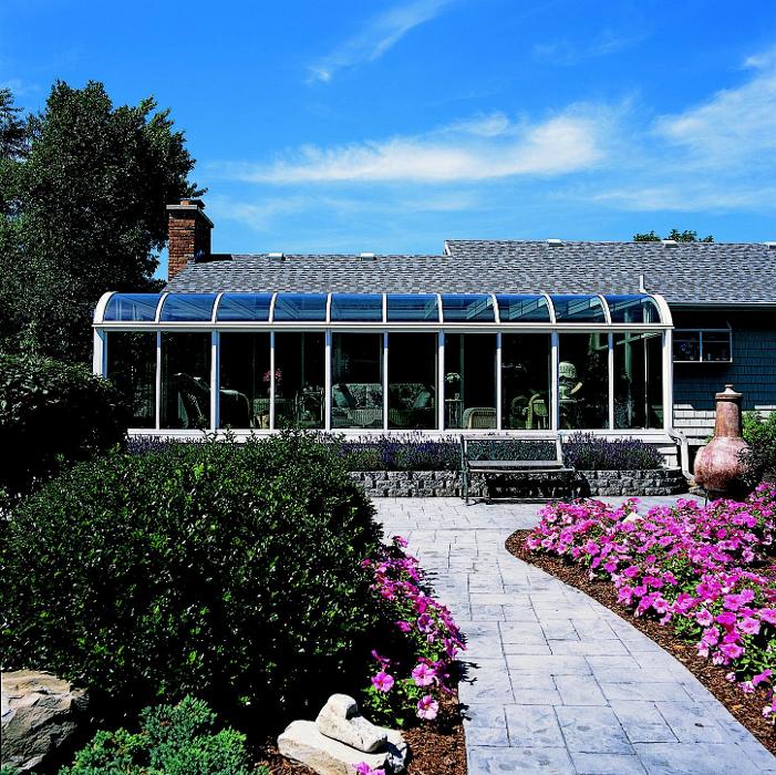 GDM Construction, Four Seasons Sunrooms, elevated reinforced concrete foundation, ConservaGlass windows