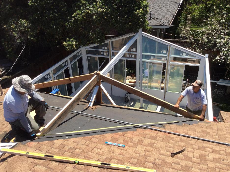 Four Seasons, GDM Construction, 230 Sun and Shade Cathedral, Progress, dormer
