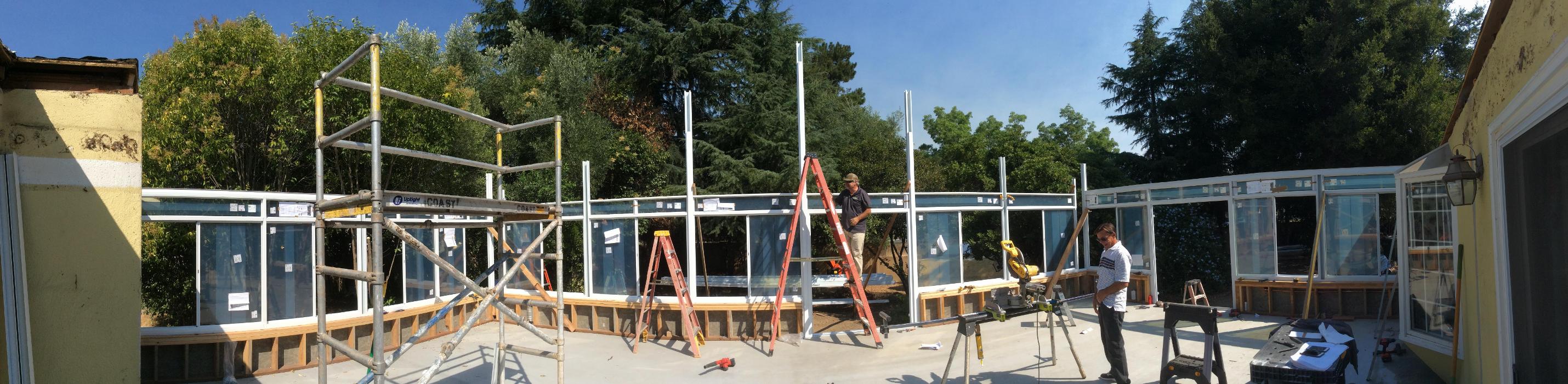 Four Seasons Sunrooms, GDM Construction, Series 230 Sun and Shade, Progress