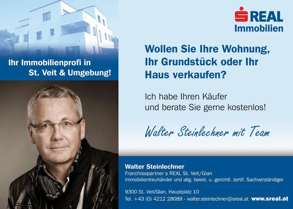 Immobilienmakler - Walter Steinlechner, Hauptplatz in Sankt Veit an der Glan