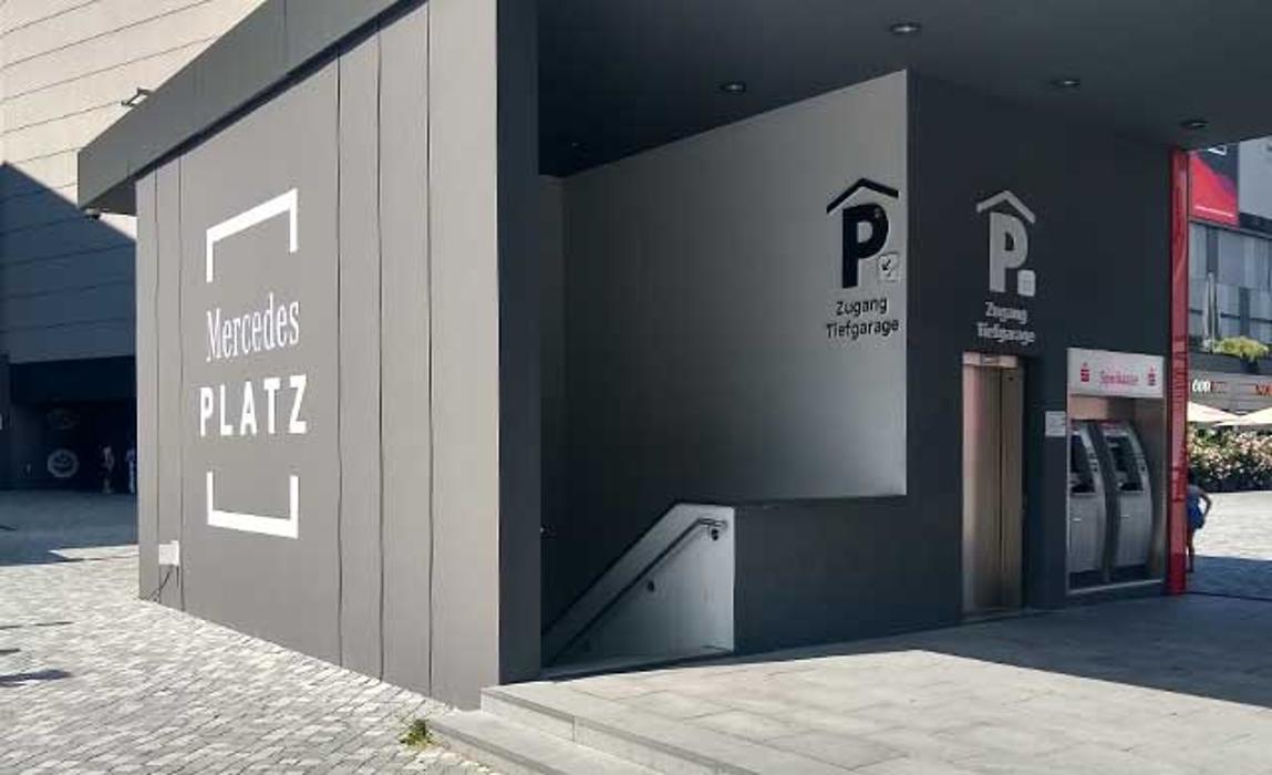 CONTIPARK Tiefgarage Plaza (Mercedes-Platz), Mildred-Harnack-Straße in Berlin