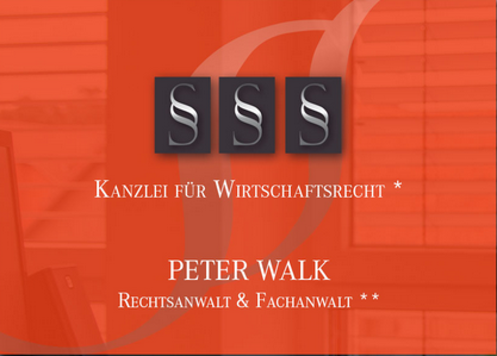 Rechtsanwalt Peter Walk in Gifhorn