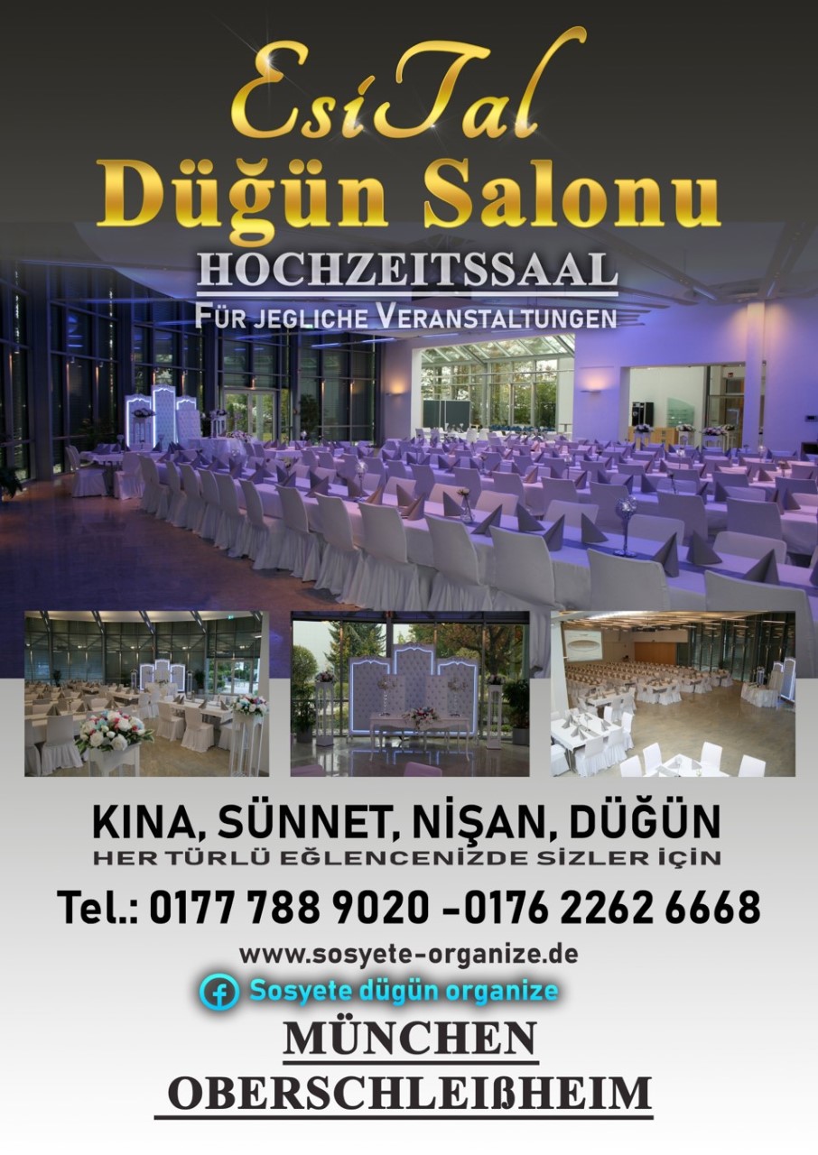 Sosyete Dugun Organize Esital Dugun Salonu Planung In Oberschleissheim Adresse Offnungszeiten Bewertungen Tel 01777889 Infobel