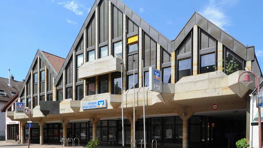 VR Bank Rhein-Neckar eG - Geldautomat Filiale Heddesheim, Unterdorfstraße in Heddesheim