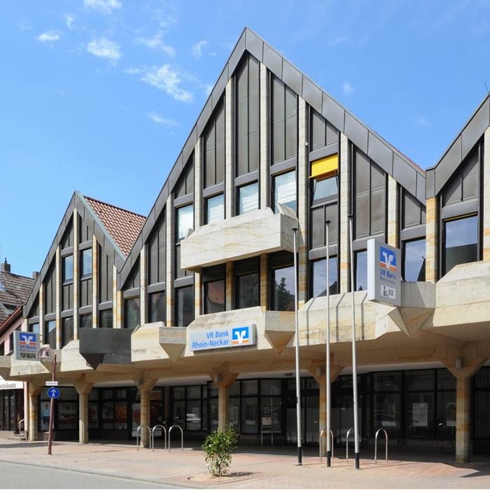 VR Bank Rhein-Neckar eG - Geldautomat Filiale Heddesheim, Unterdorfstraße in Heddesheim
