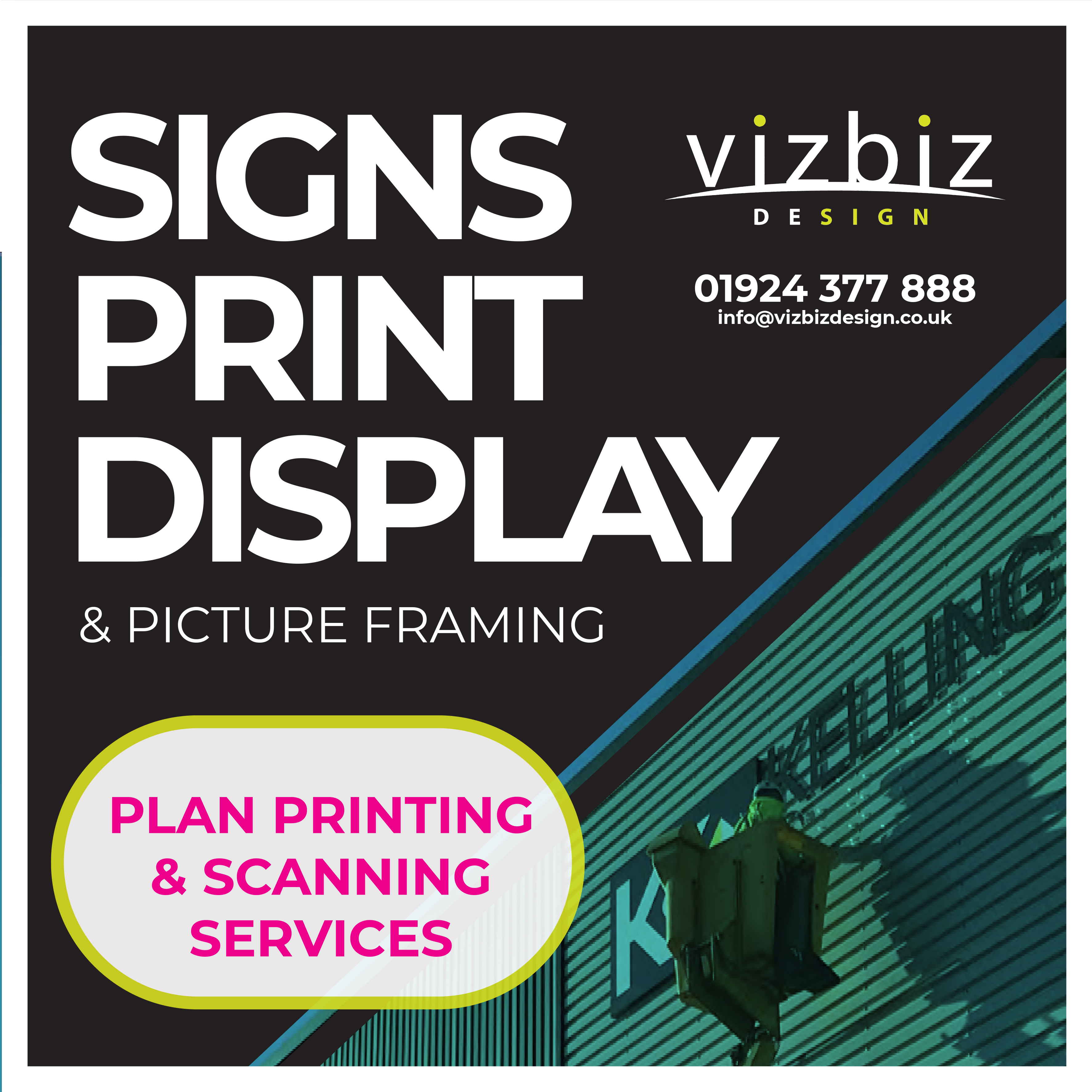 Viz Biz Design Wakefield 01924 377888