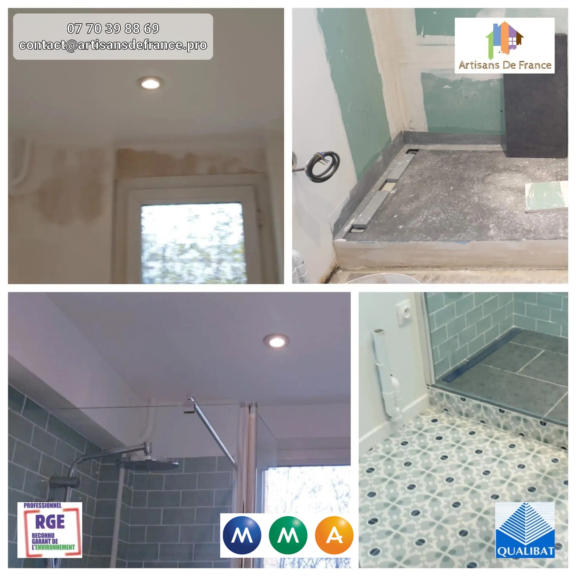 Fourniture et pose d'une alimentation eau chaude/eau froide suivant les diamètres des équipements. Inclus : vanne d'arrêt. Equipements : douche - lavabo - lave linge - lave vaisselle - évier. Réseaux