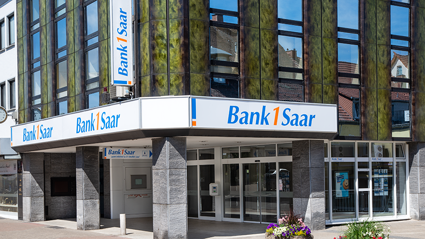 Bank 1 Saar eG Filiale St. Wendel, Bahnhofstraße in St. Wendel