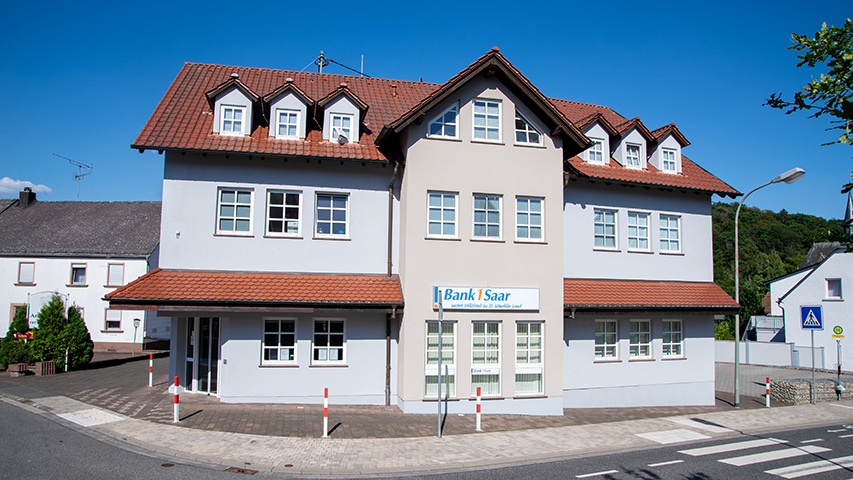 Geldautomat Bank 1 Saar eG Nonnweiler, Trierer Straße in Nonnweiler