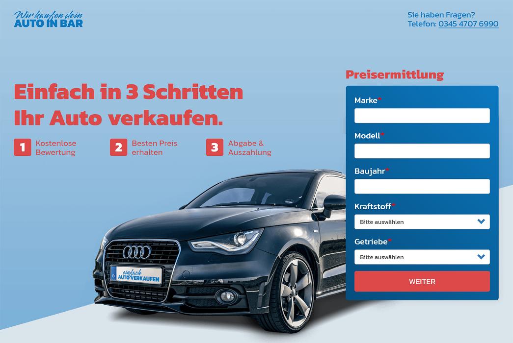 Einfach Auto verkaufen, Böllberger Weg in Halle (Saale)