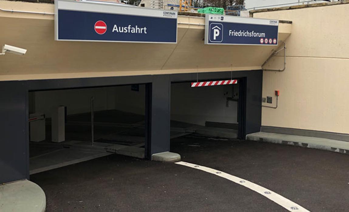 CONTIPARK Tiefgarage Friedrichsforum, Am Geißmarkt in Bayreuth