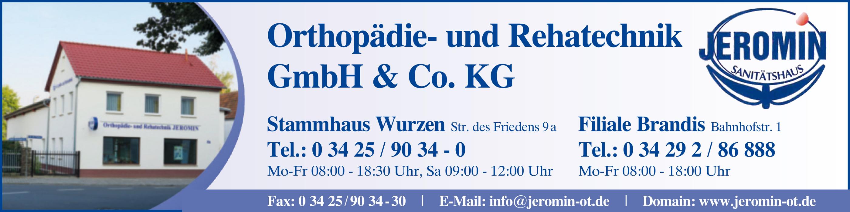 Sanitätshaus Jeromin Orthopädie- und Rehatechnik GmbH & Co. KG, Bahnhofstraße in Brandis