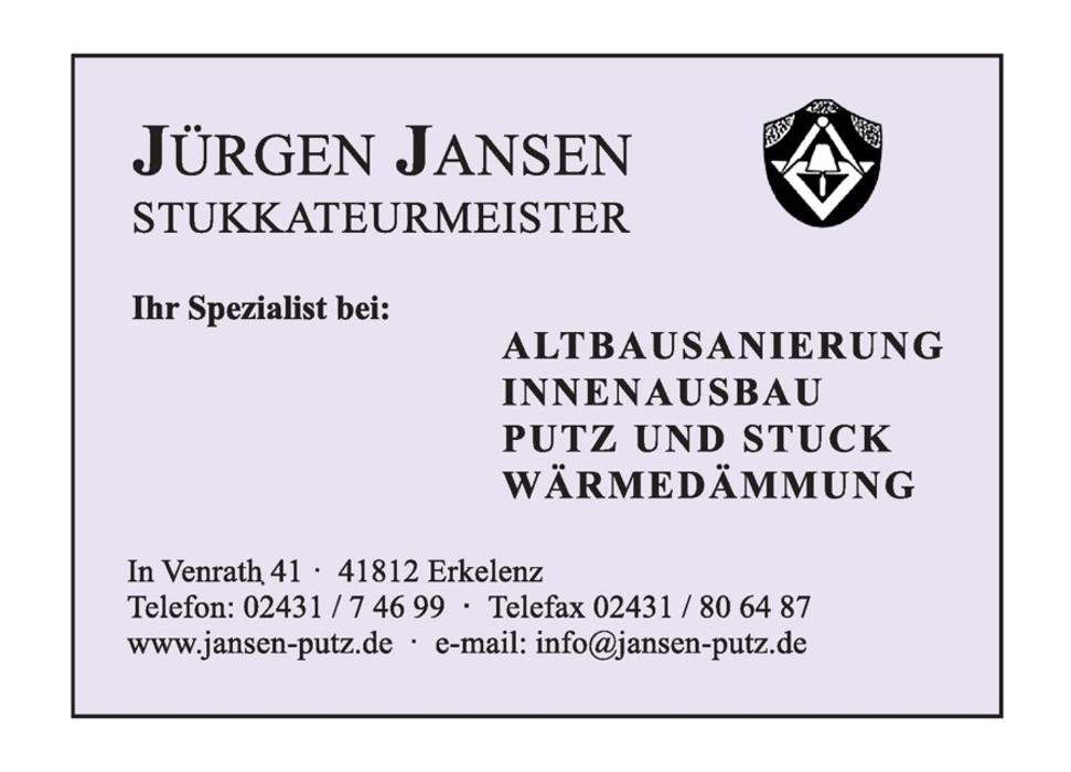 Jürgen Jansen | Stuckateurbetrieb