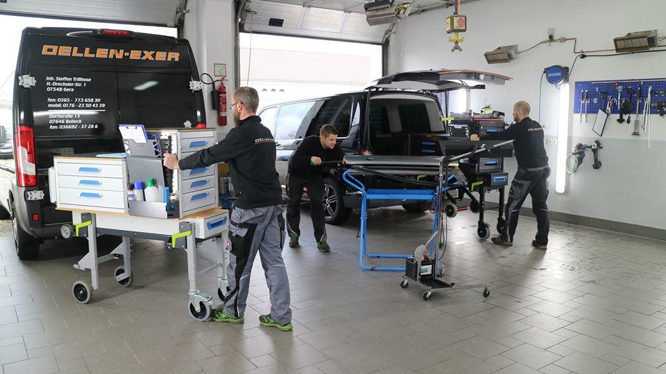 Der Dellen-Exer, Hermann-Drechsler-Straße in Gera